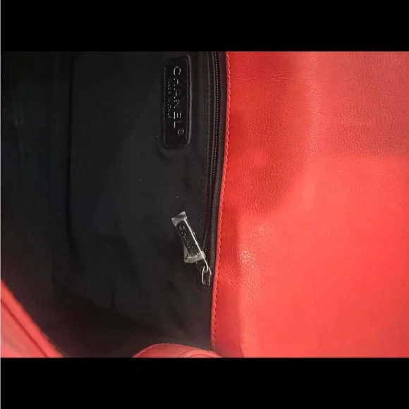 Red Large Chanel Boy Bag GOOD PRICE! - Picture 6 of 8